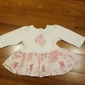 Little Me 12 month skirted top